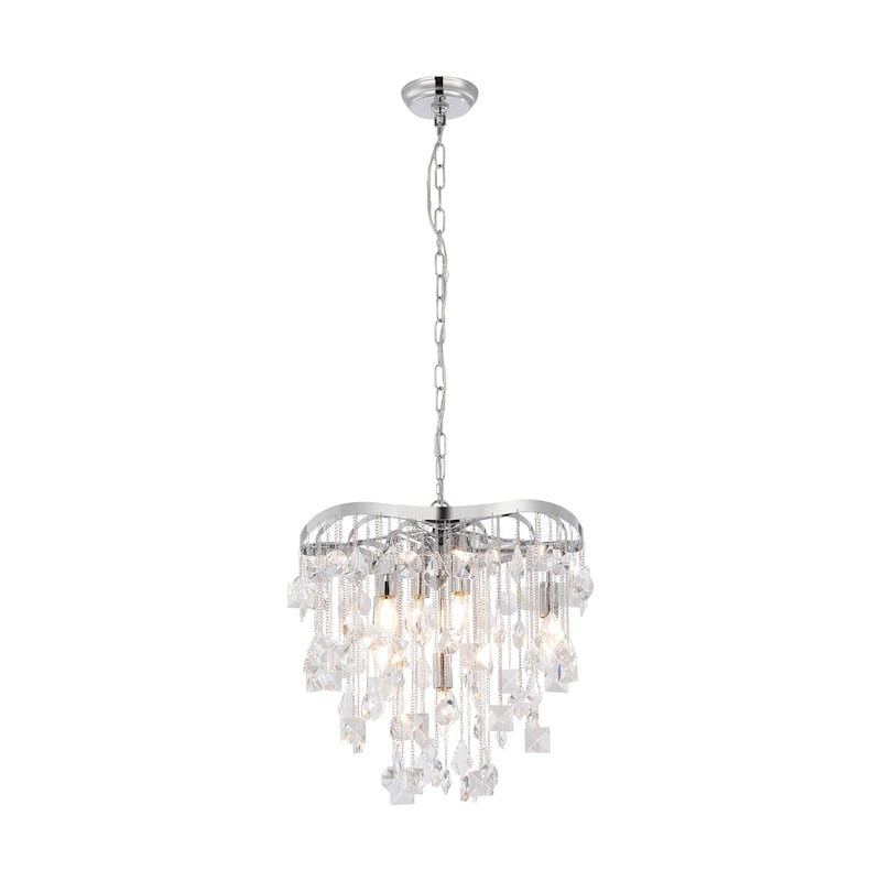 Halcyon Medium Three Tier Chandelier (Gold or Silver)