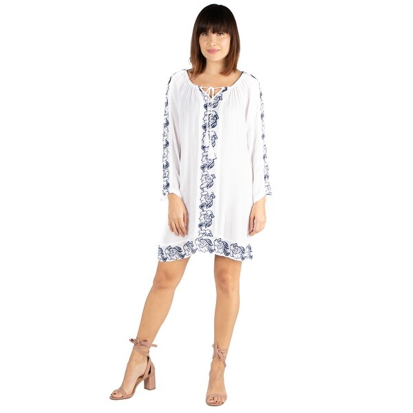 cotton peasant dress