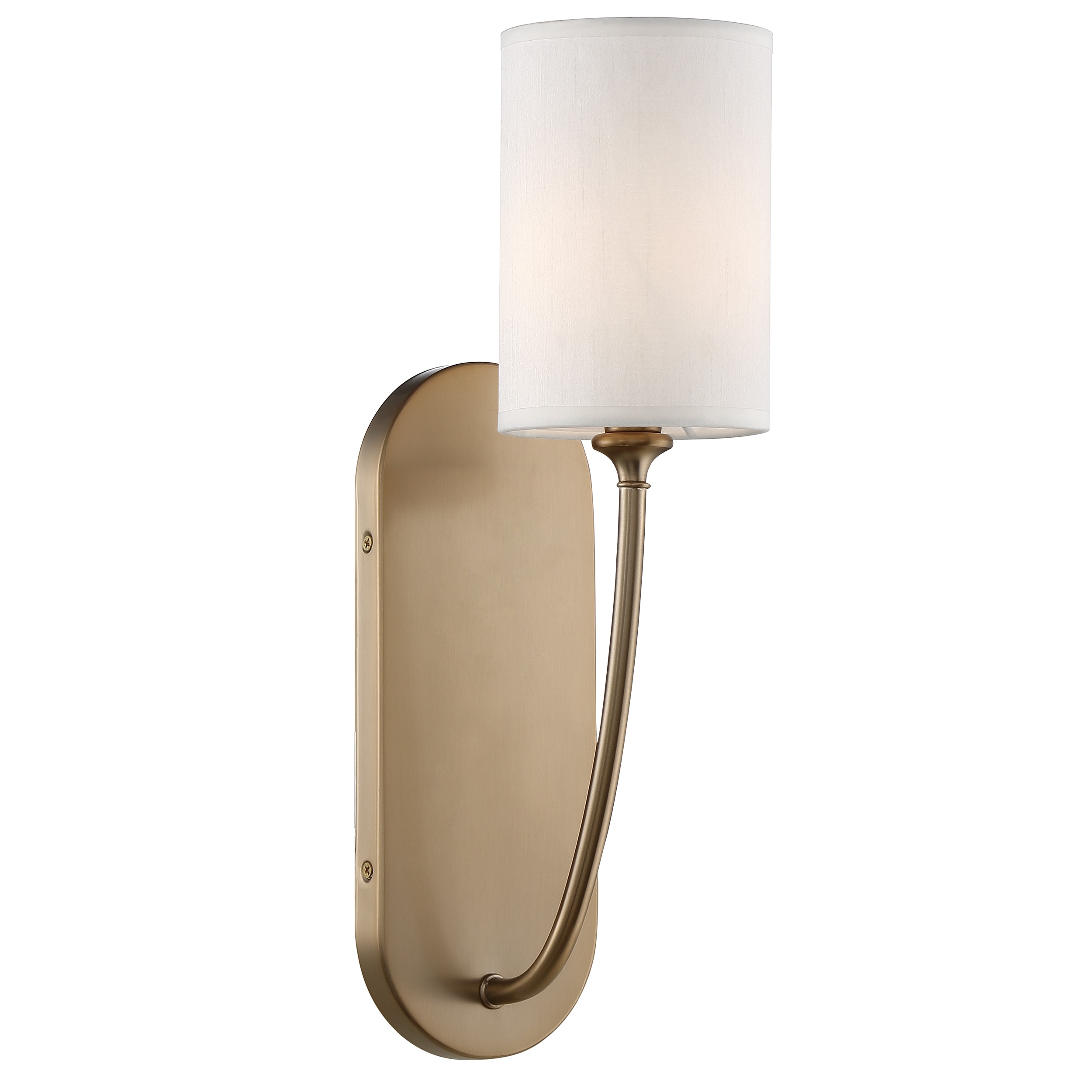 Preston 1 Light Vibrant Gold Wall Mount - 4.5'' W x 17'' H x 6.75'' D