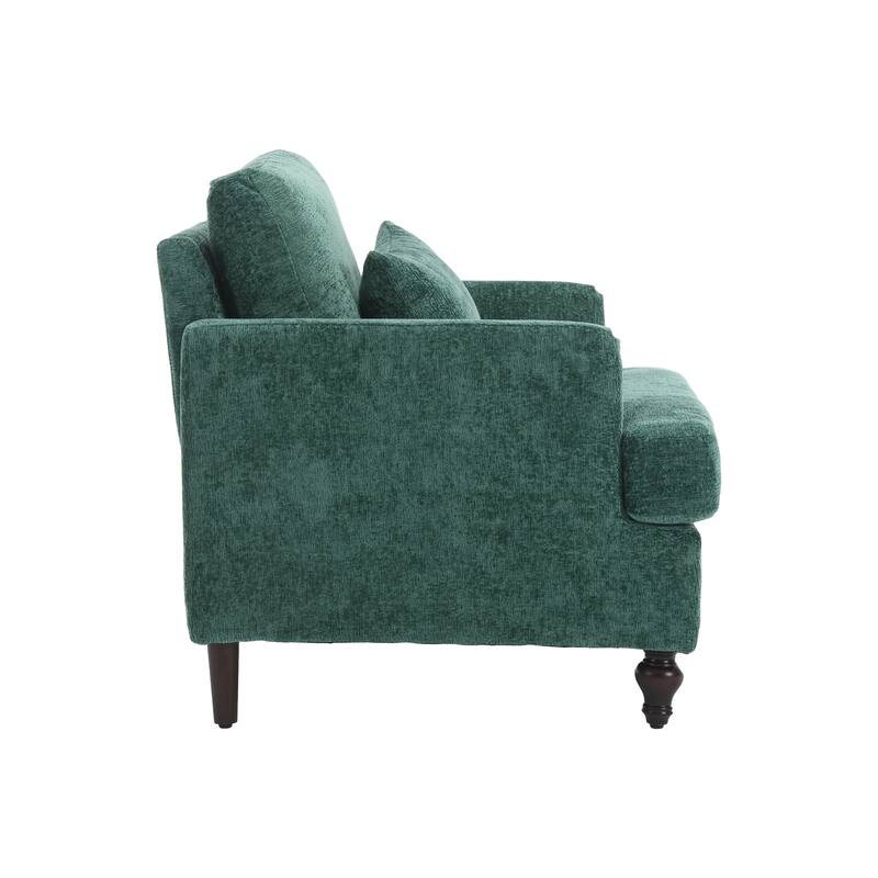 Wooden Frame Armchair, Modern Accent Chair Lounge Chair