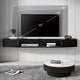 preview thumbnail 6 of 11, FITUEYES Floating Wall Mounted TV Console Storage Shelf Modern TV Stand Media Console, Walnut DS211802WW - 70''
