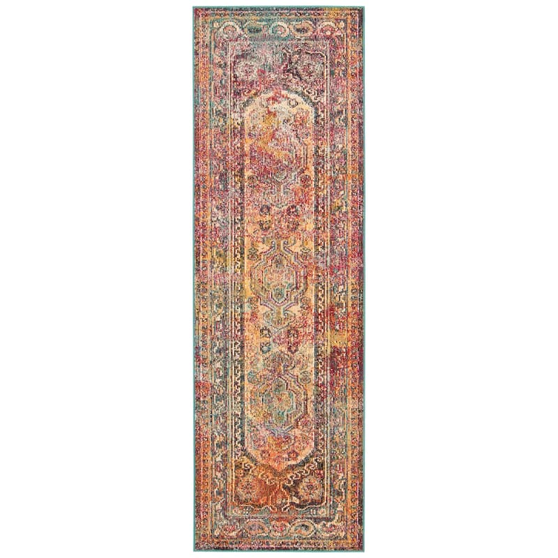 SAFAVIEH Crystal Elmije Vintage Boho Oriental Rug