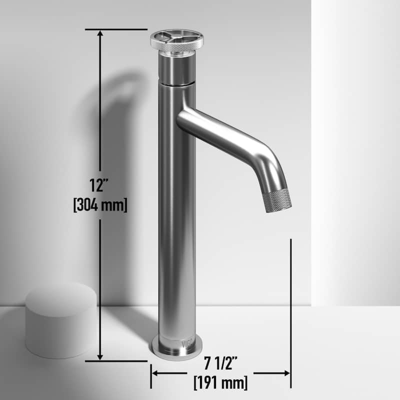 Vigo VGT2047 Matte Shell Sottile Glass Rectangular Vessel Bathroom