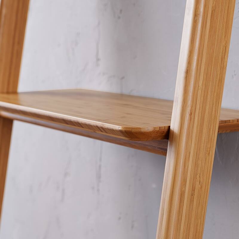 Dylan Leaning Bookshelf, Coffee