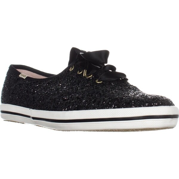 black glitter keds