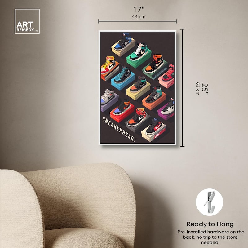 Sneaker Collection Dreams Canvas by Art Remedy