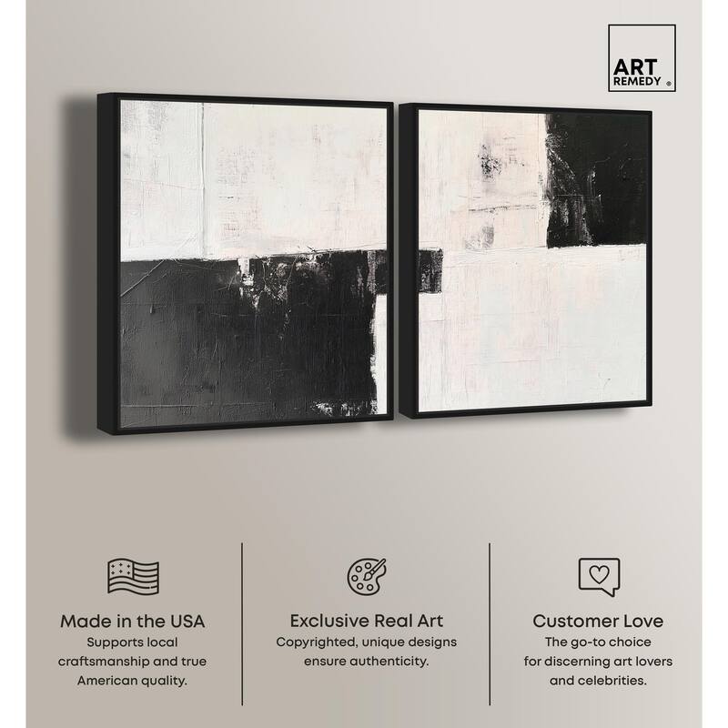 Shattered Symmetry II Canvas Set of 2 by Art Remedy