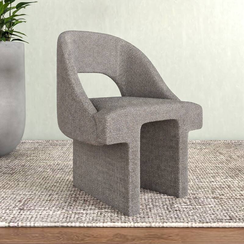 Quell Modern Boucle Accent Chair with Solid Wood Frame & Plush Comfort Side Chair for Home Office and Living Room (Set of 2)