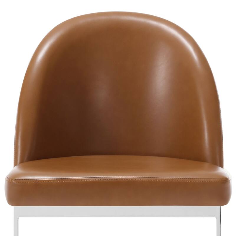 26" Upholstered Counter Stool/ Bar Stools with Metal Legs - 38.8"H x 17.9"W x 20.9"D