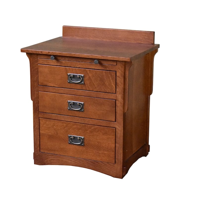 Mission Crofter 3 Drawer Nightstand - Cherry