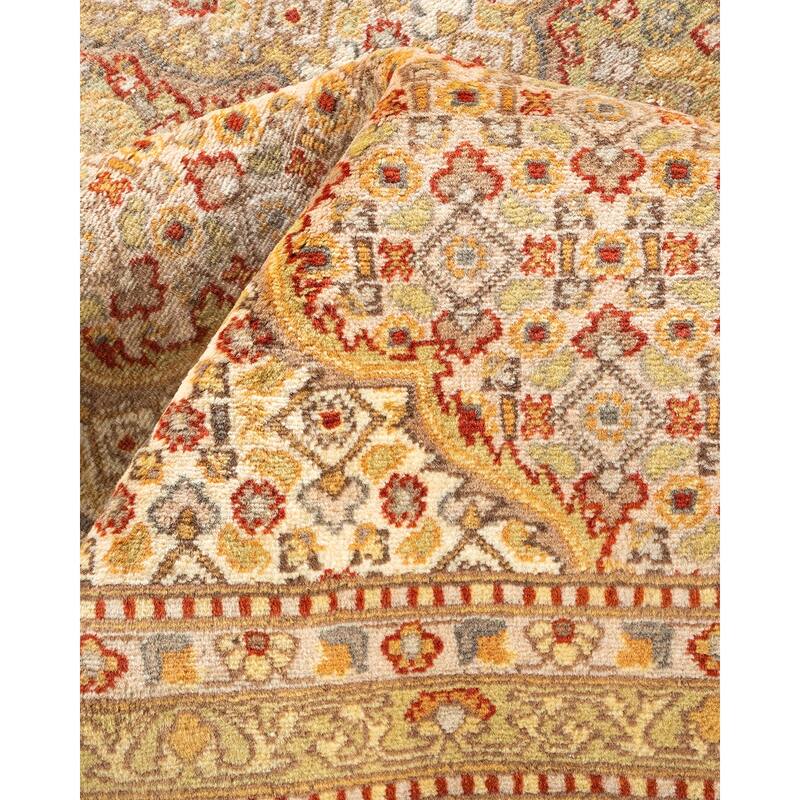 Overton Hand Knotted Wool Vintage Inspired Traditional Mogul Red Area Rug - 8 x 10