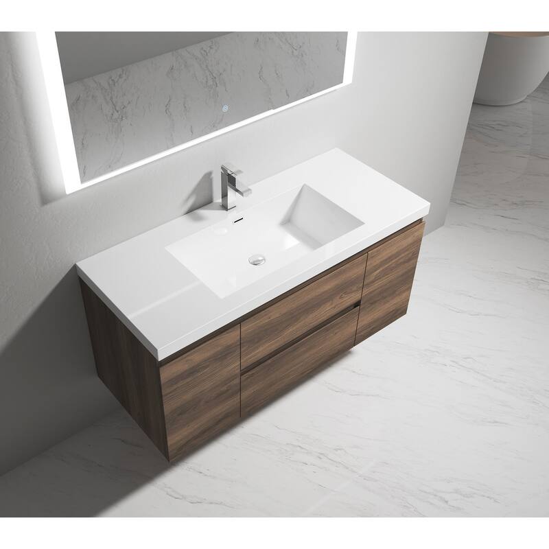 Alma 72 inch integrated sink / Double sink
