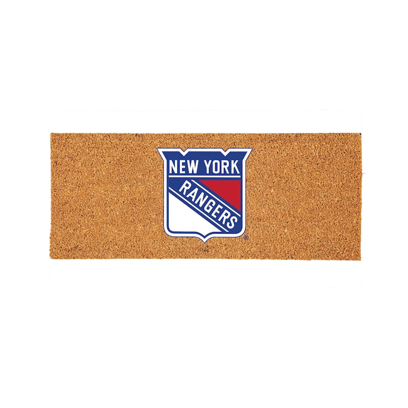 New York Rangers Full Color Indoor/Outdoor Coir Mat