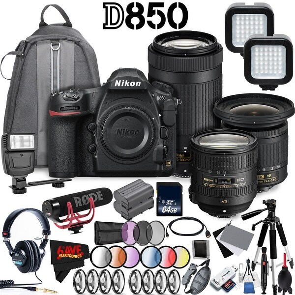 Shop Nikon D850 Dslr Filmmaker Kit Bundle Intl Model Overstock 21235626