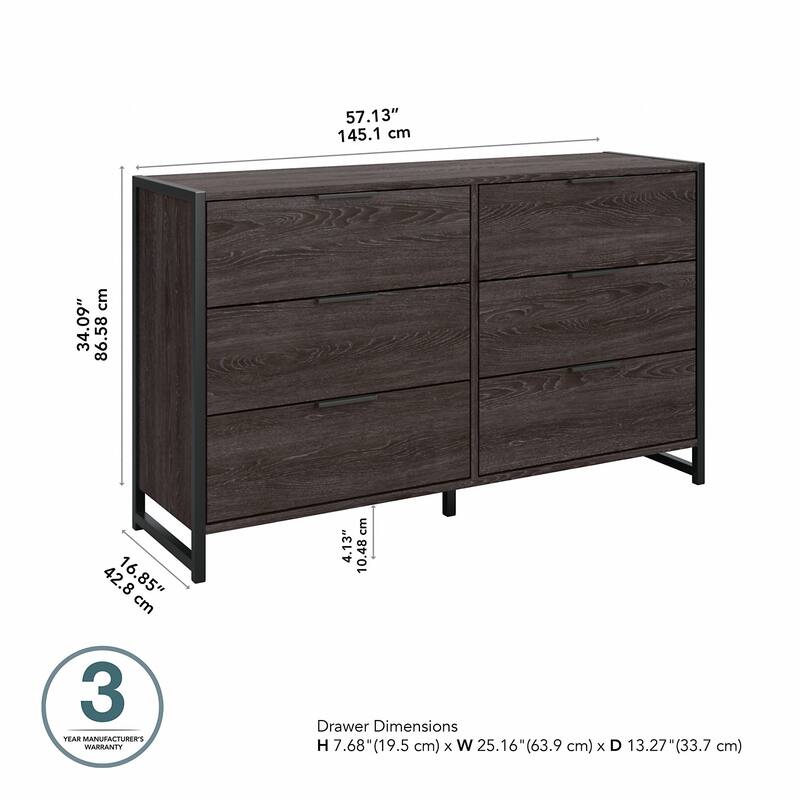 Atria 6 Drawer Dresser by Bush Furniture
