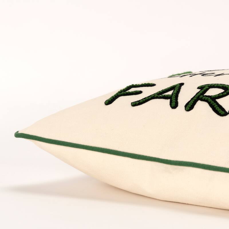 Rizzy Home Life is Better on the Farm Throw Pillow Cover