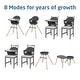 preview thumbnail 17 of 18, Moa 8-in-1 High Chair - Classic Green