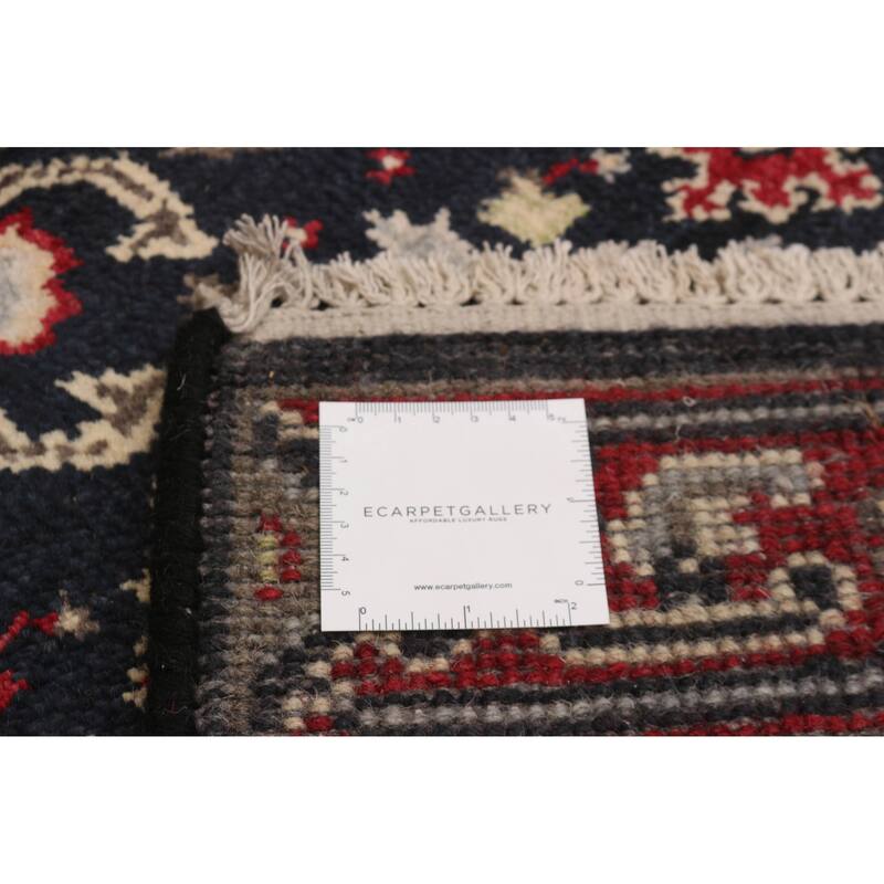 ECARPETGALLERY Hand-knotted Serapi Heritage Dark Navy Wool Rug - 2'6 x 7'10
