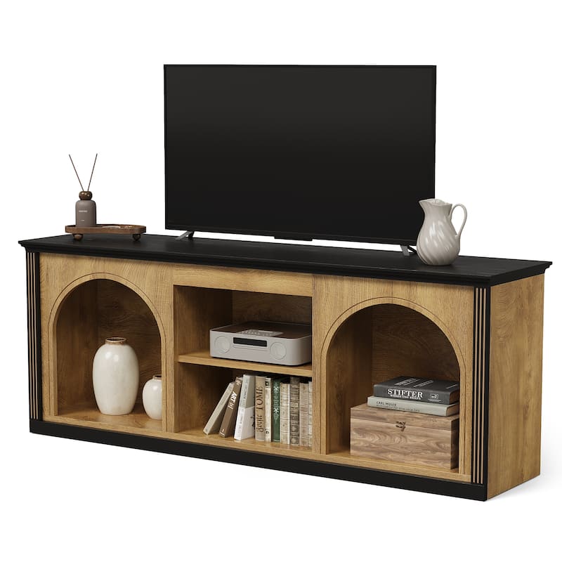TV Stand with Storage for 65-Inch TVs, Entertainment Center Media Display Console for Living Room Bedroom Apartment