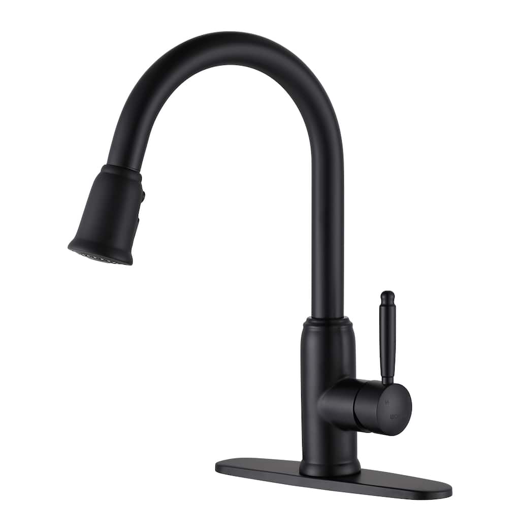 WOWOW Pull Down Sprayer Kitchen Faucet