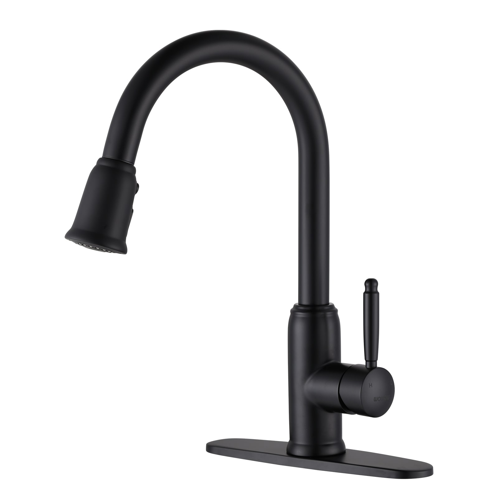 WOWOW Pull Down Sprayer Kitchen Faucet