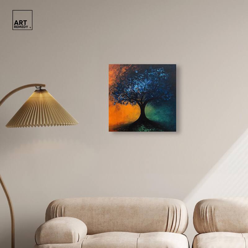 Tree of Opposites II Canvas by Art Remedy, Gallery Wrapped