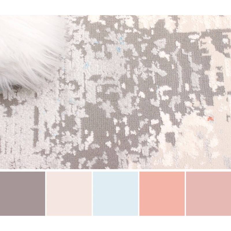 ECARPETGALLERY Machine Made Arlo Ivory Area Rug