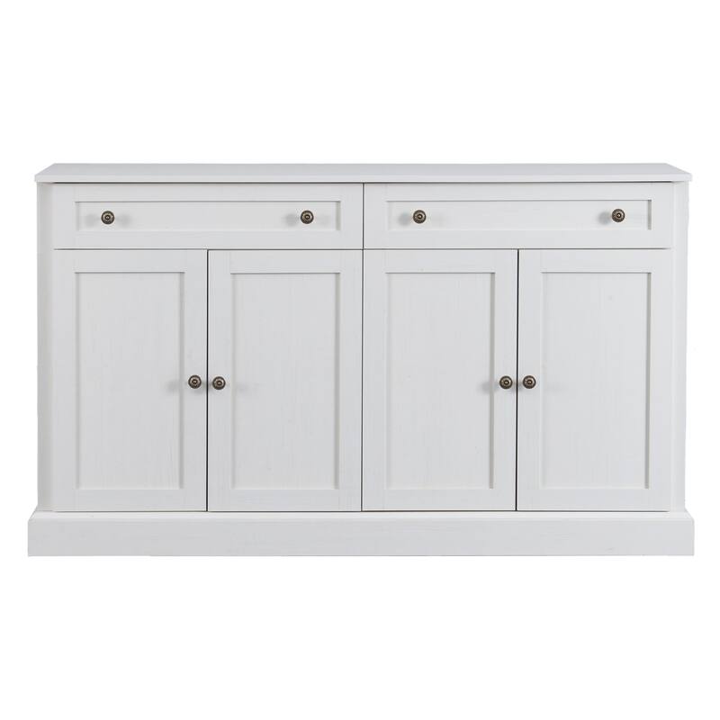 Kitchen Sideboard Storage Buffet Cabinet with 2 Drawers and 4 Doors