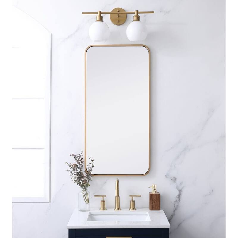 Elegant Lighting MR801836 Evermore 18" W x 36" H Contemporary