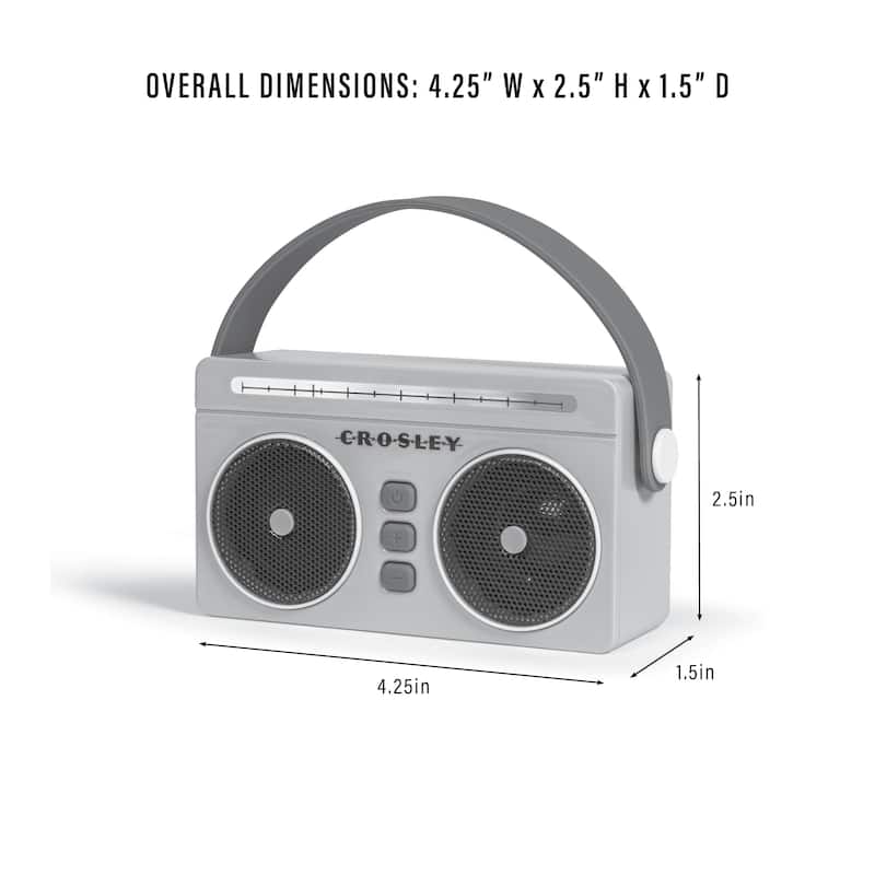 Crosley Mini Boombox Portable Bluetooth Speaker