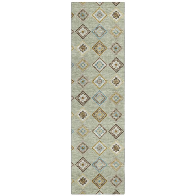 Machine Washable Indoor/ Outdoor Global Flagler Chantille Rug