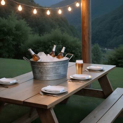 Lola Embossed Design Oval Shape Galvanized Steel Tub with Side Handles, Small, Silver