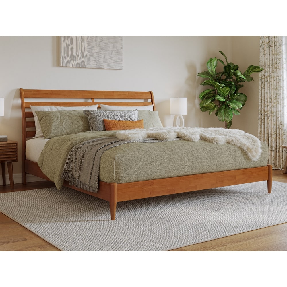 Savannah Solid Wood Low Profile Platform Bed
