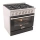 preview thumbnail 41 of 43, KUCHT 36 in. 5.2 cu. ft. Propane Gas Range with Sealed Burners and Convection Oven with interchangeable color door.
