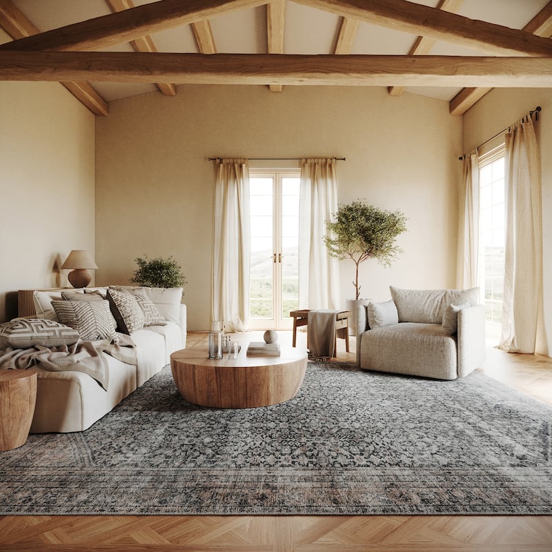 Nuloom Calyra Vintage & Distressed Washable Rug