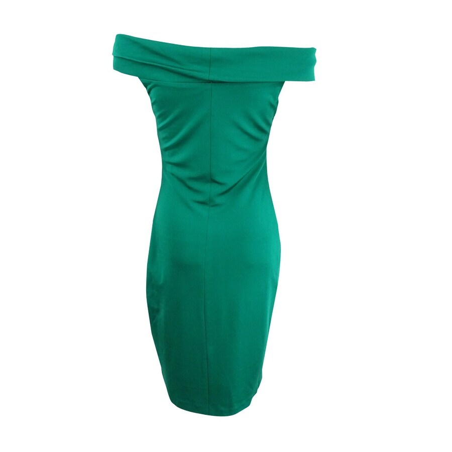 ralph lauren off the shoulder dress