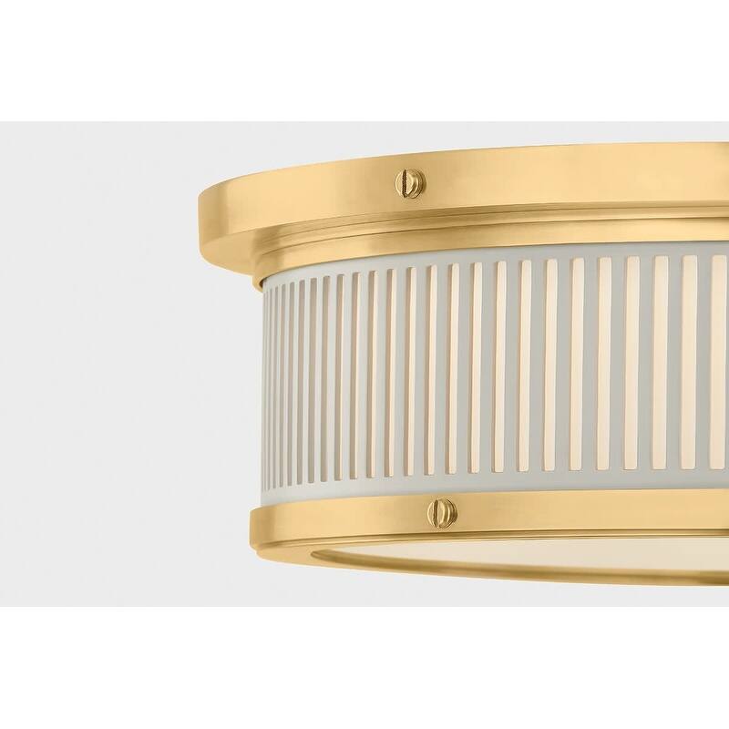 Hudson Valley Lighting MDS1901 Ashdown 14" Wide LED Flush Mount Drum