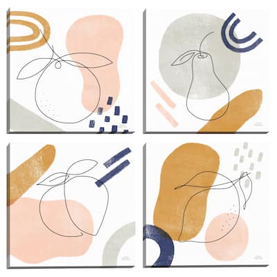 Kitchen Table by Laura Marshall Canvas Art Prints