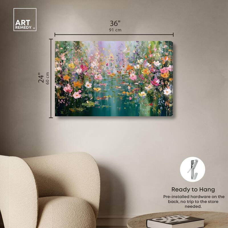 Picturesque Colors Canvas by Art Remedy, Gallery Wrapped