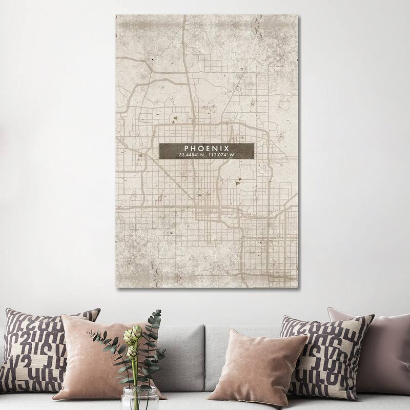 iCanvas "Phoenix, Arizona" by WallDecorAddict Canvas Print