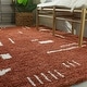 preview thumbnail 32 of 76, Carson Shag Area Rug 5'3" x 7' - Rust - Rectangle