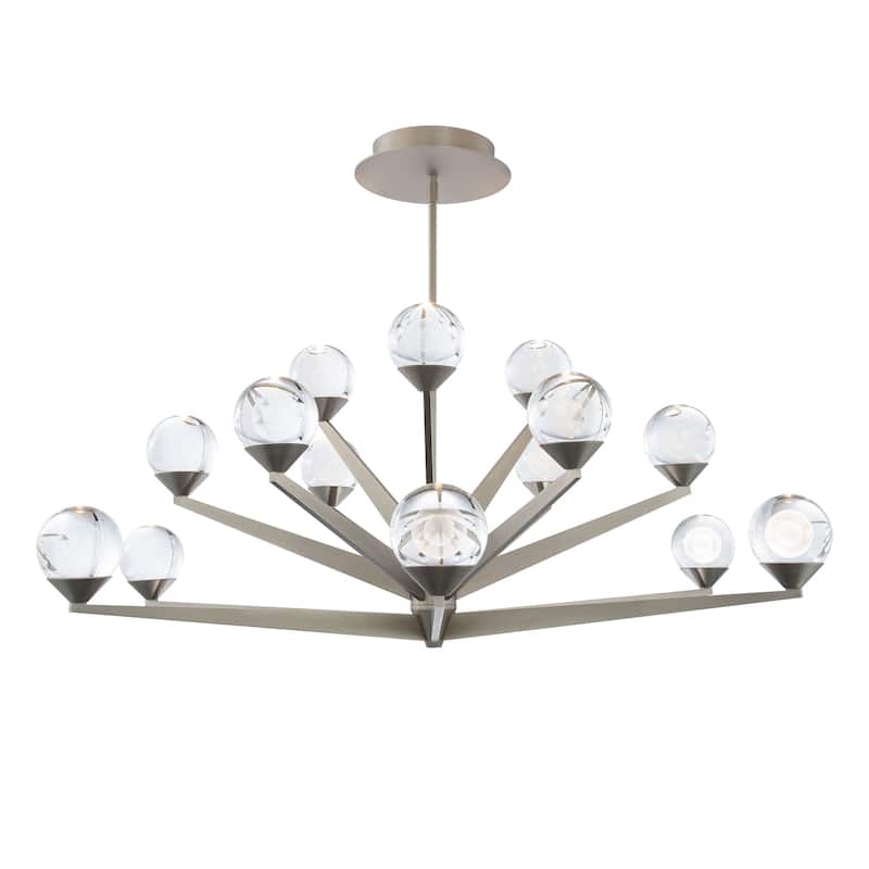 Double Bubble 37in LED 15 Light Chandelier 3000K