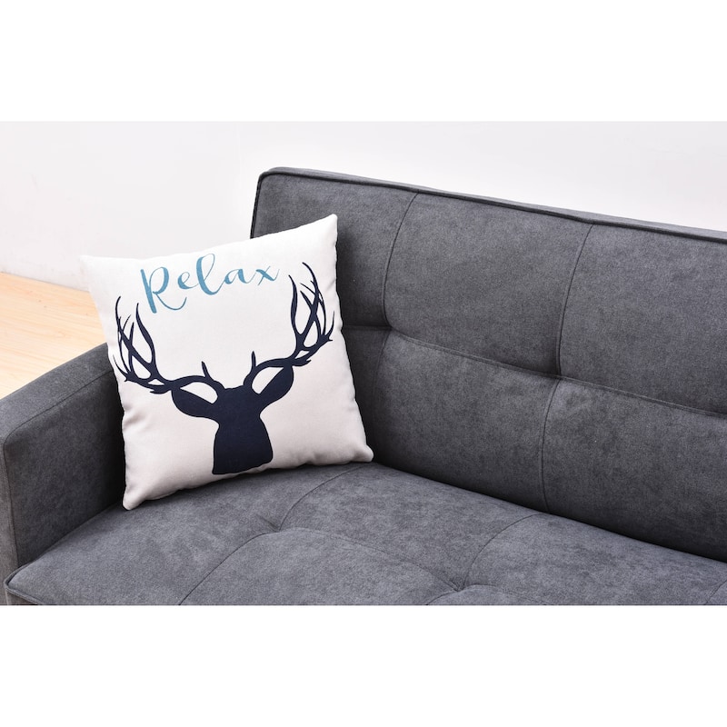 Modern Adjustable 3-position Sleeper Sofa Futon