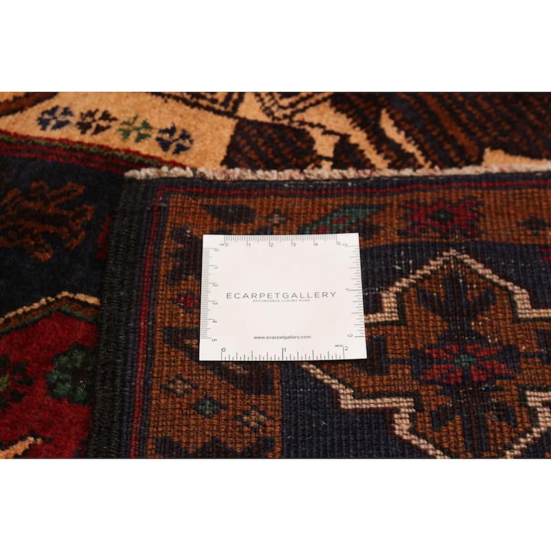 Teimani Red Rug 3'10" x 6'9" - 3'10 x 6'9