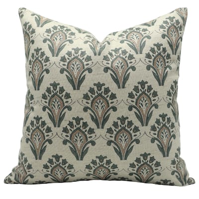 Fabdivine Linen Bohemian Block print pillow Cover