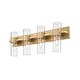 preview thumbnail 5 of 3, Lawson 4 Light 32 inch Rubbed Brass Vanity Light