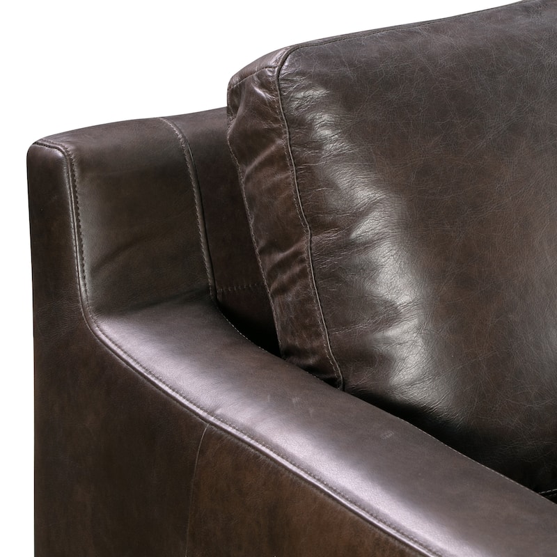 Poly & Bark Sorrento Sofa - Full Grain Genuine Italian Leather