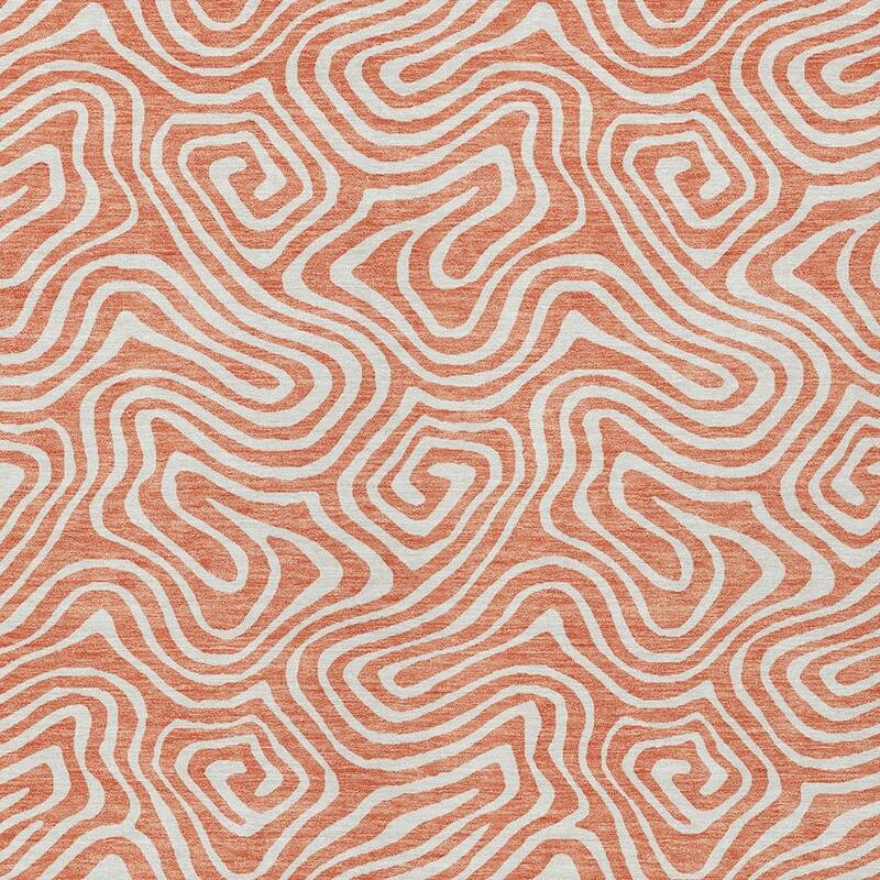 HomeRoots Abstract Transitional Rectangle Outdoor Rug