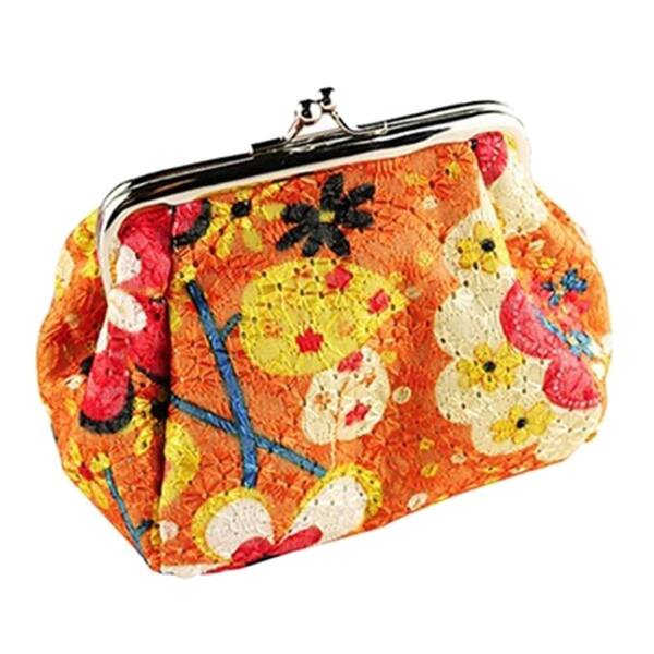 Vintage Floral Print Kiss Clasp Women Mini Pouch Money Bag Wallet Coin Purse Overstock 31697154 Purse frame handle lips shape big kiss clasp coin embossing diy quilting handmade bag /bronze silver gold black bag axxessories. usd