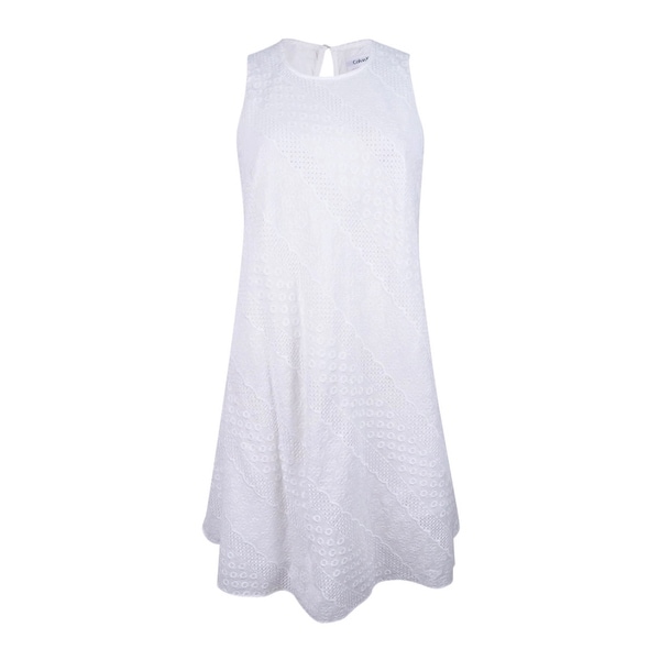cotton trapeze dress
